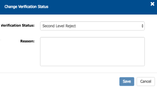 Change status
